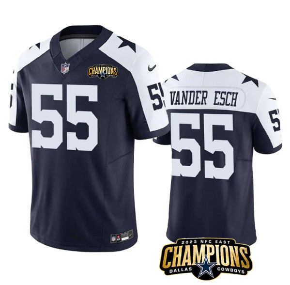Leighton Vander Esch Dallas Cowboys navy-white FUSE jersey