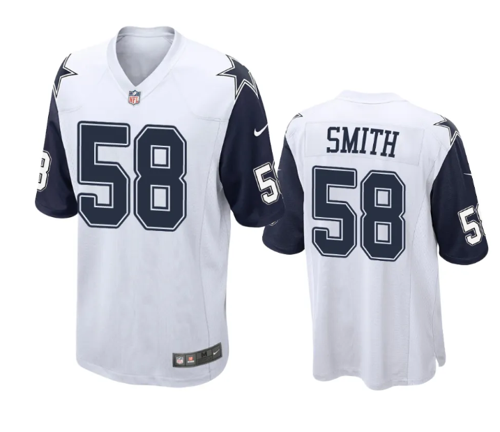 Mazi Smith Dallas Cowboys white jersey