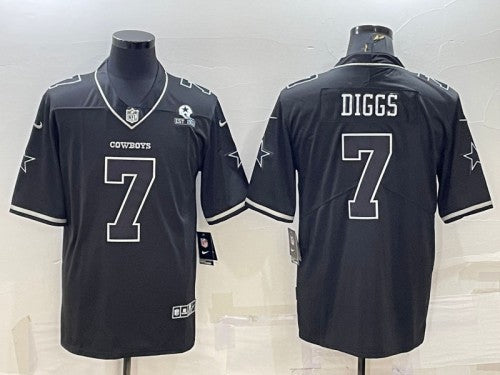 Trevon Diggs Dallas Cowboys black jersey