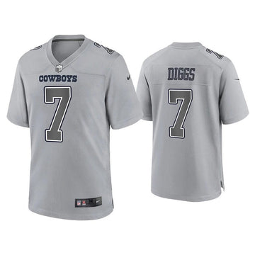 Dallas Cowboys #7 Trevon Diggs Gray Atmosphere Fashion Game Jersey