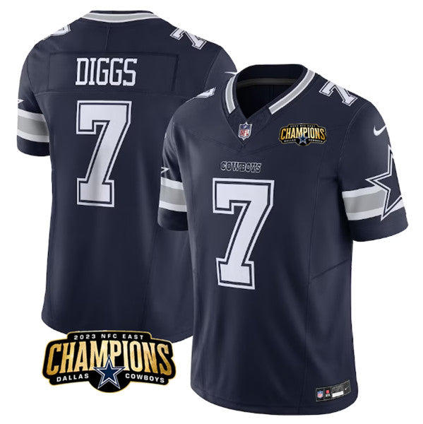 Trevon Diggs Dallas Cowboys navy FUSE jersey