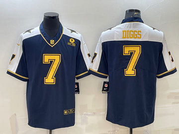 Trevon Diggs Dallas Cowboys navy jersey