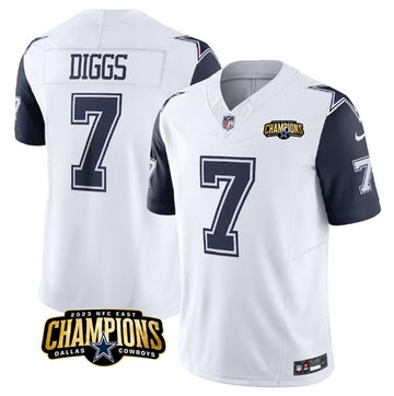 Trevon Diggs Dallas Cowboys white-navy FUSE jersey
