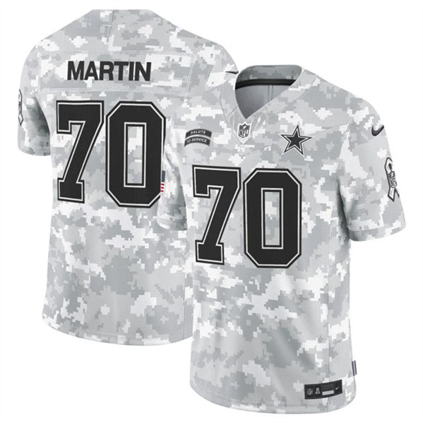 Zack Martin Arctic Dallas Cowboys camo Salute To Service jersey