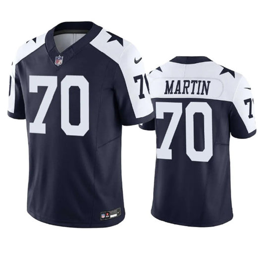 Dallas Cowboys #70 Zack Martin Navy 2023 FUSE Jersey