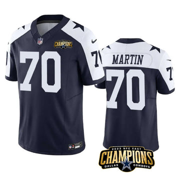 Zack Martin Dallas Cowboys navy-white FUSE jersey