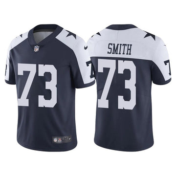 Dallas Cowboys #73 Tyler Smith Navy Thanksgiving Jersey