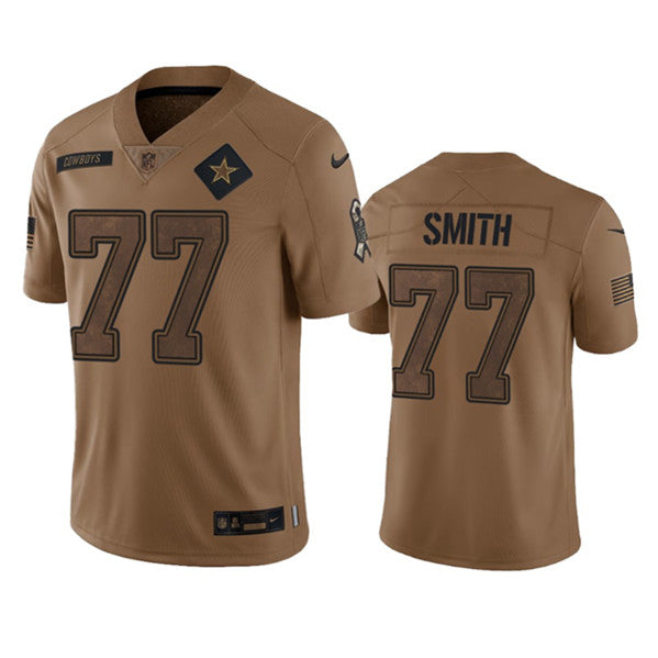 Tyron Smith Dallas Cowboys brown Salute To Service jersey