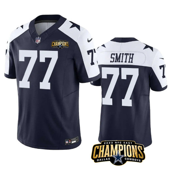 Tyron Smith Dallas Cowboys navy-white FUSE jersey