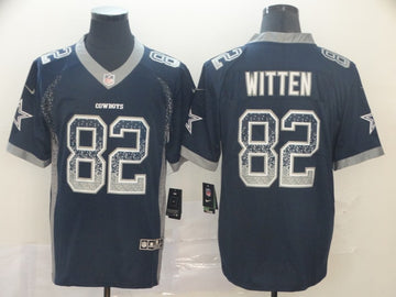 Dallas Cowboys #82 Jason Witten Navy Blue Drift Fashion Color Rush Jersey