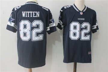Dallas Cowboys #82 Jason Witten Navy Blue Team Color Jersey
