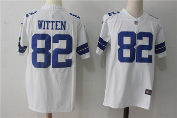 Dallas Cowboys #82 Jason Witten White Jersey