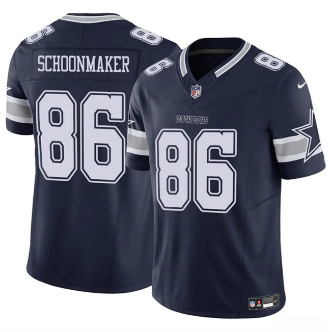 Luke Schoonmaker Dallas Cowboys navy FUSE jersey