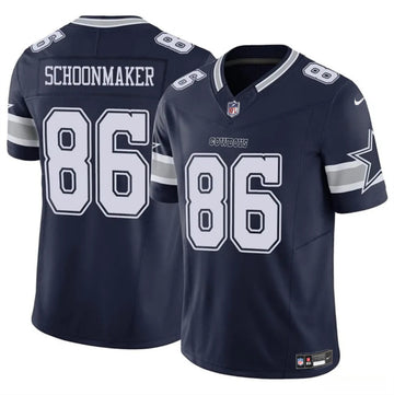 Luke Schoonmaker Dallas Cowboys navy FUSE jersey