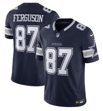 Jake Ferguson Dallas Cowboys navy FUSE jersey