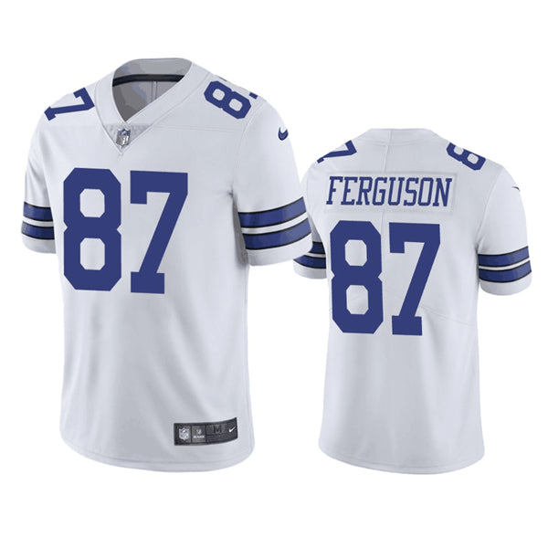 Jake Ferguson Dallas Cowboys white jersey