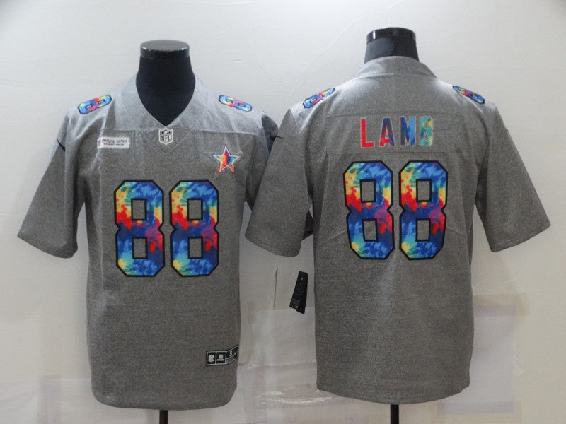 Dallas Cowboys #88 CeeDee Lamb 2020 Grey Crucial Catch Jersey