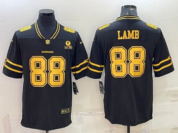 CeeDee Lamb Dallas Cowboys black jersey