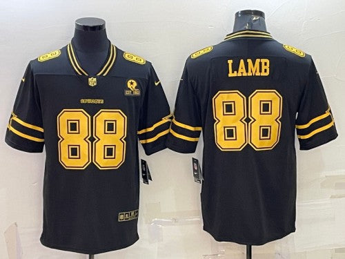 CeeDee Lamb Dallas Cowboys black jersey