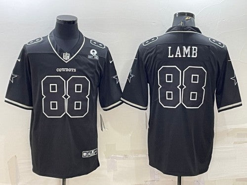 CeeDee Lamb Dallas Cowboys black jersey