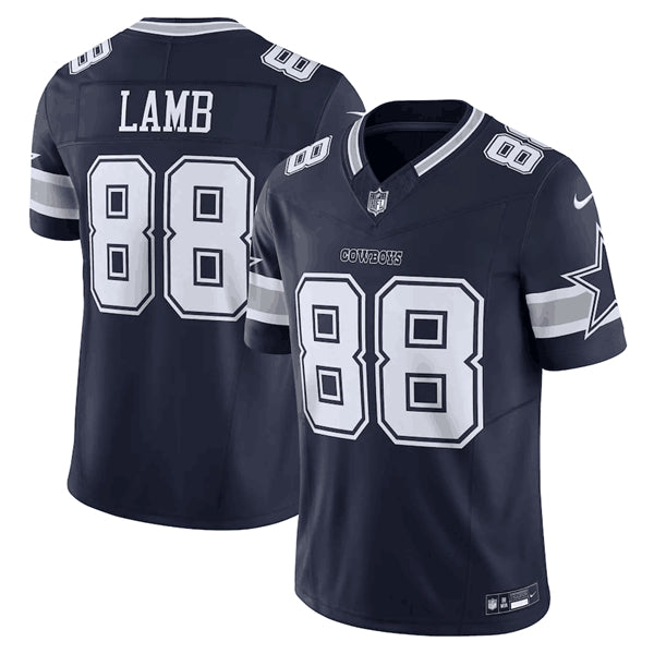 Dallas Cowboys #88 CeeDee Lamb Navy 2023 FUSE Jersey
