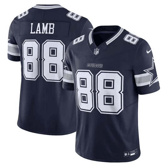 Dallas Cowboys #88 CeeDee Lamb Navy 2023 FUSE Jersey