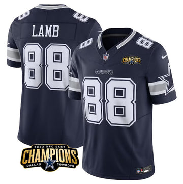 CeeDee Lamb Dallas Cowboys navy FUSE jersey