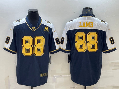 CeeDee Lamb Dallas Cowboys navy jersey