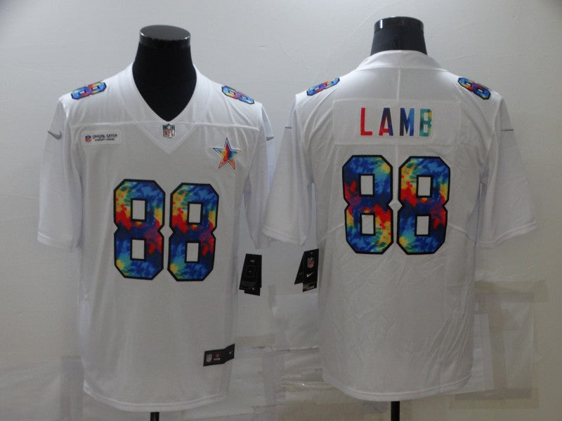 Dallas Cowboys #88 CeeDee Lamb White Crucial Catch Jersey