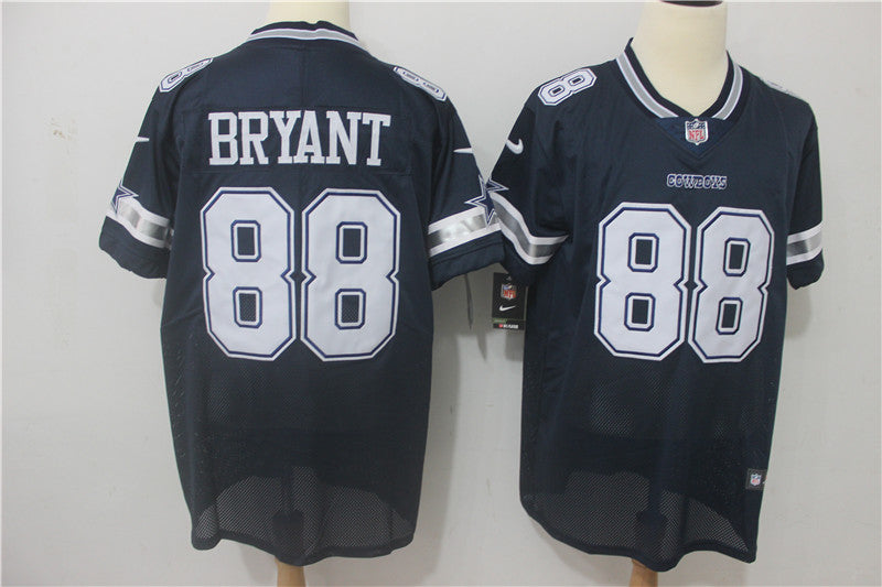 Dallas Cowboys #88 Dez Bryant Navy Elite Jersey