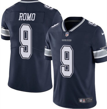 Tony Romo Dallas Cowboys navy jersey
