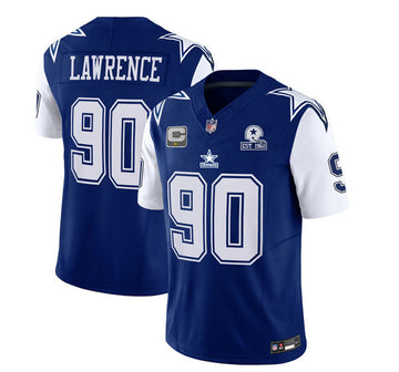 DeMarcus Lawrence Dallas Cowboys navy FUSE jersey