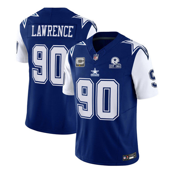 DeMarcus Lawrence Dallas Cowboys navy FUSE jersey