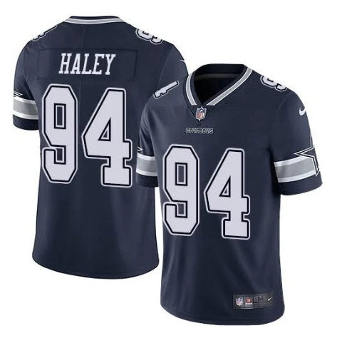 Dallas Cowboys #94 Charles Haley Navy Jersey