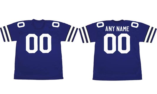 Dallas Cowboys Custom Navy 1969 Away Throwback Jersey