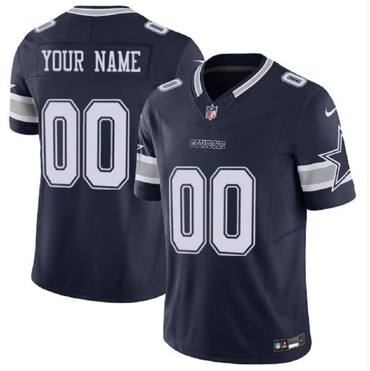 Dallas Cowboys Custom Navy 2023 FUSE Alternate Jersey