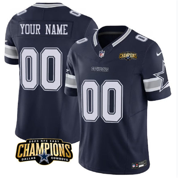 Custom Dallas Cowboys navy FUSE jersey