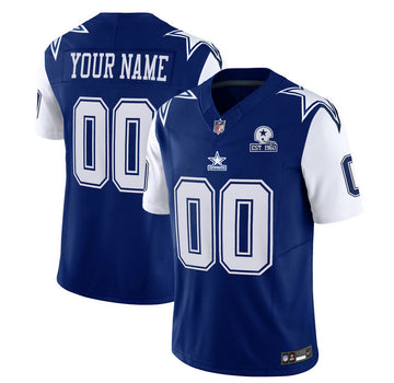 Custom Dallas Cowboys navy FUSE jersey