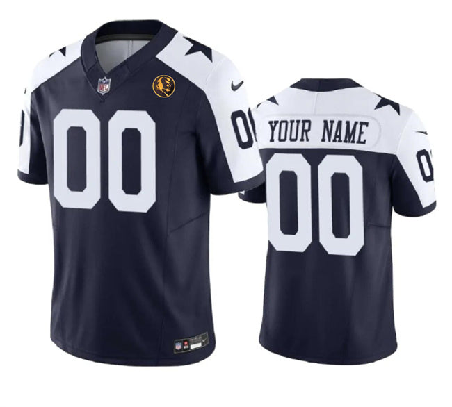 Custom Dallas Cowboys navy FUSE jersey
