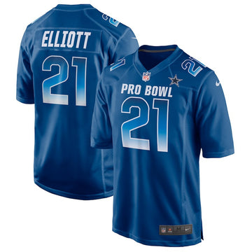 Dallas Cowboys Custom Royal 2019 Pro Bowl Game Jersey