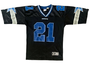 Custom Dallas Cowboys black Throwback jersey
