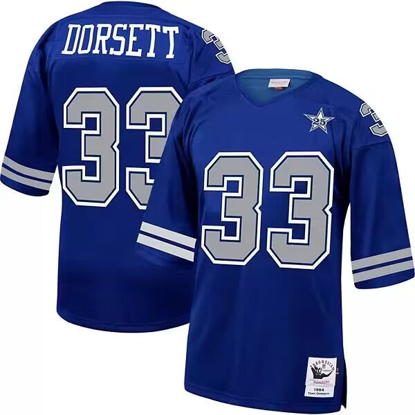Dallas Cowboys Customized Royal Throwback Jersey