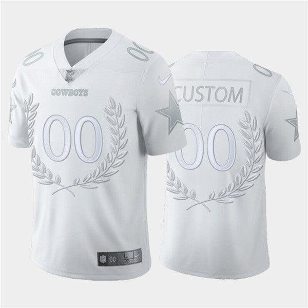 Dallas Cowboys Customized White MVP Jersey