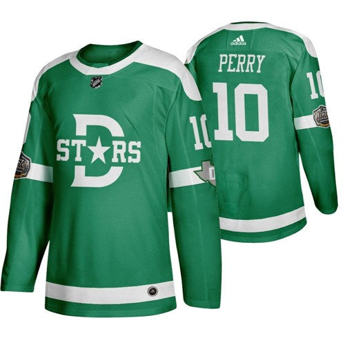 Corey Perry Dallas Stars green jersey