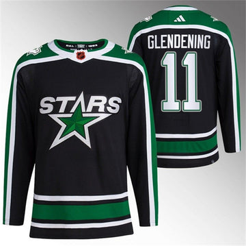 Luke Glendening Dallas Stars black Reverse Retro jersey