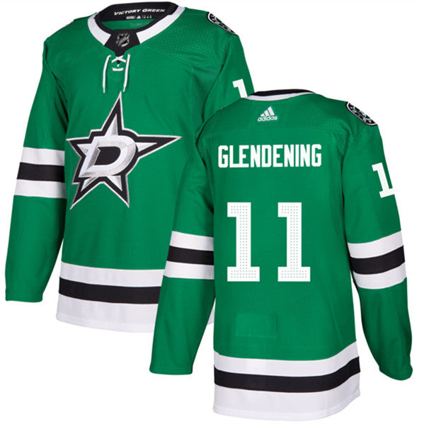 Luke Glendening Dallas Stars green jersey