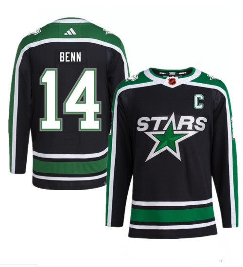 Jamie Benn Dallas Stars black Reverse Retro jersey
