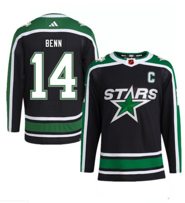 Jamie Benn Dallas Stars black Reverse Retro jersey