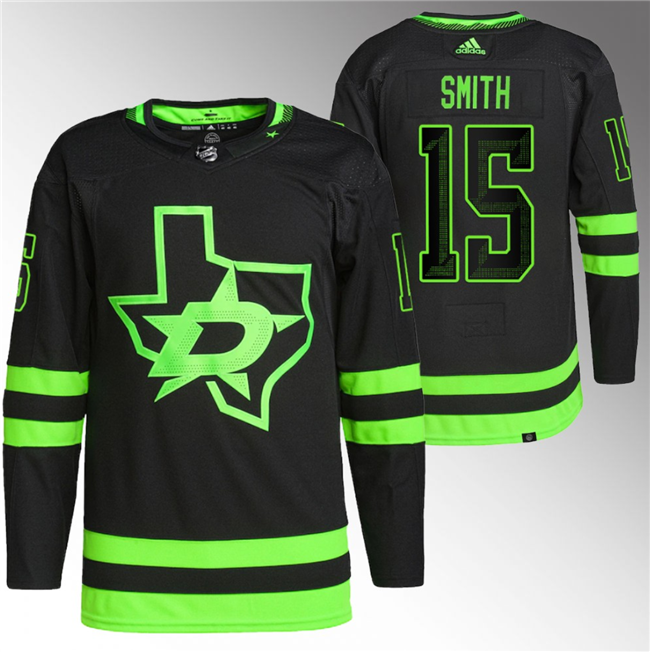 Craig Smith Dallas Stars black jersey