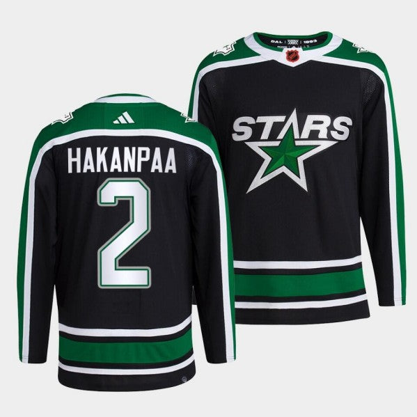 Jani Hakanpaa Dallas Stars Reverse Retro jersey